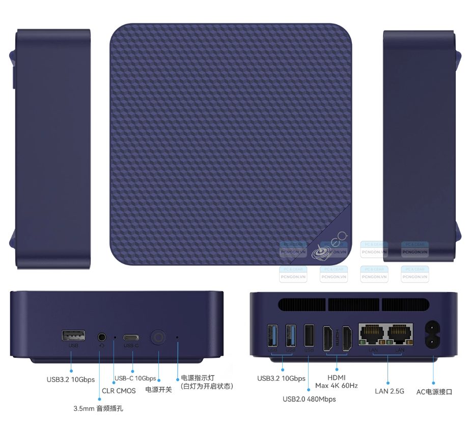 Máy Tính Mini Pc Beelink Eq13 Intel N100 (barebone) 6