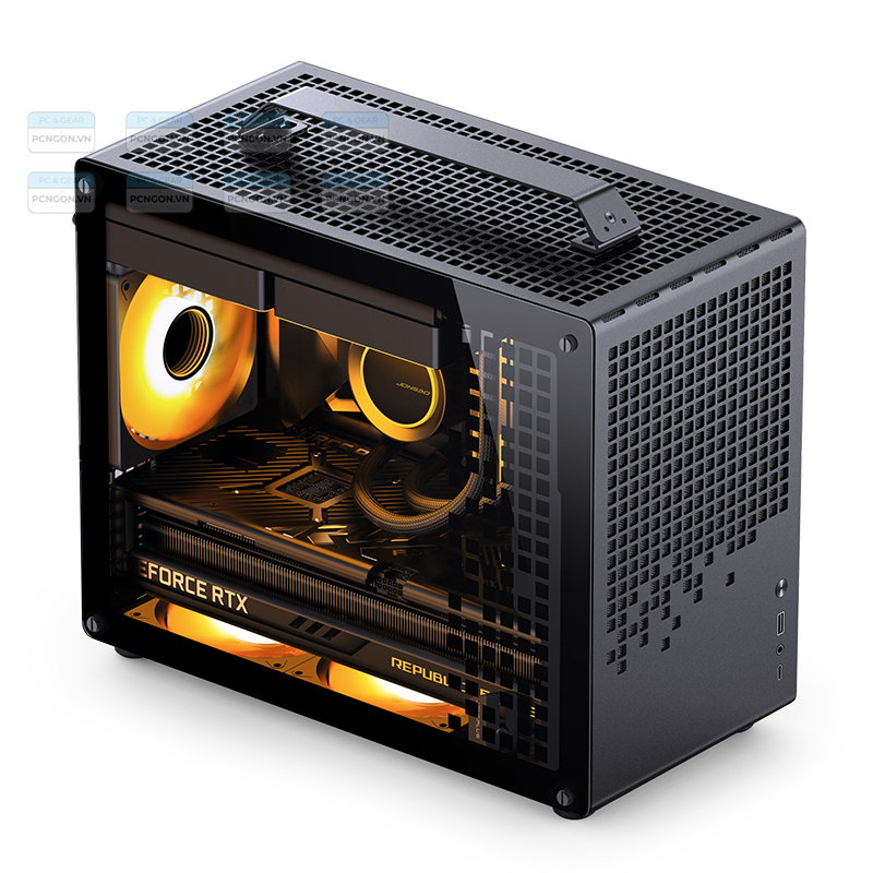 Vỏ Case Mini Itx Jonsbo Z20 Cam đen 1