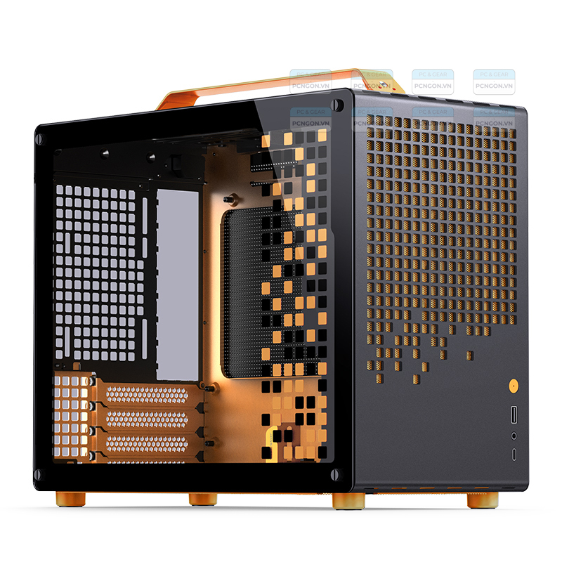 Vỏ Case Mini Itx Jonsbo Z20 Cam đen 2