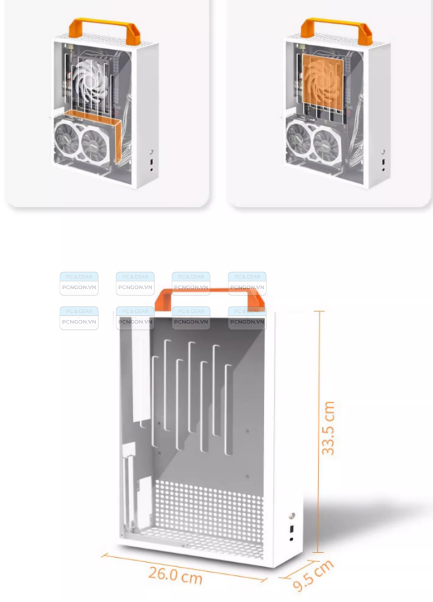 Vỏ Case Mini Itx Sgpc K66 Air 2