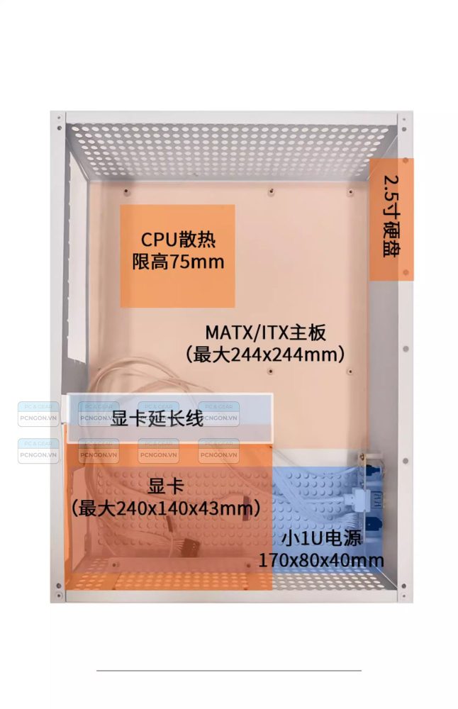 Vỏ Case Mini Itx Sgpc K66 Air 3