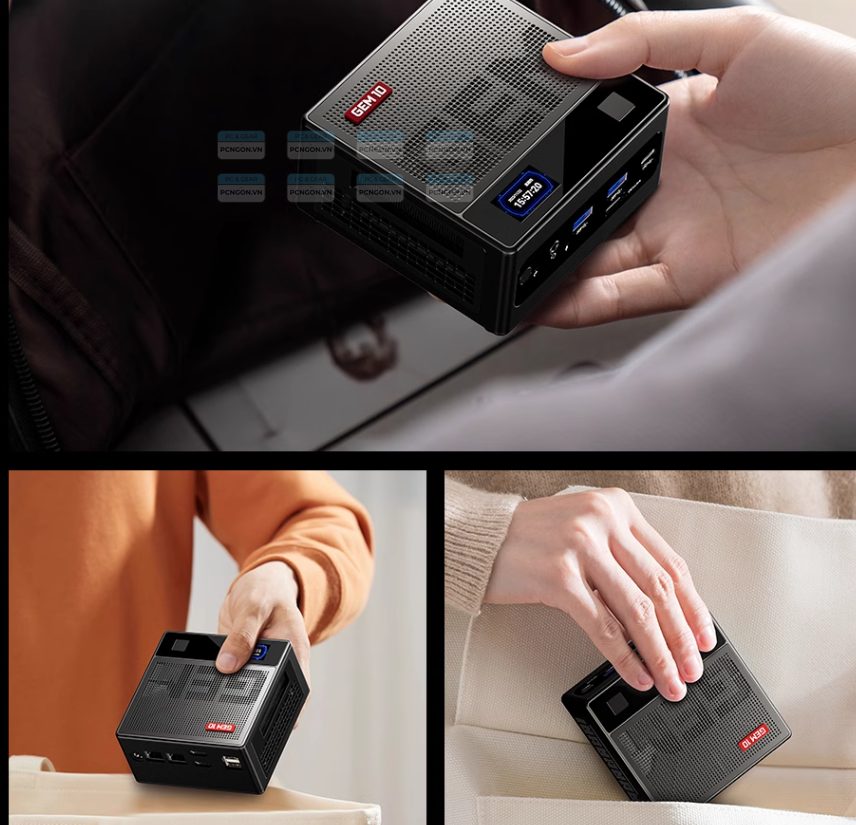 Máy Tính Mini Pc Aoostar Gem10 Pro Amd 6800h (ram 32gb, Ssd 1tb) 5
