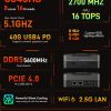 Máy Tính Mini Pc Aoostar God88 (barebone) 2