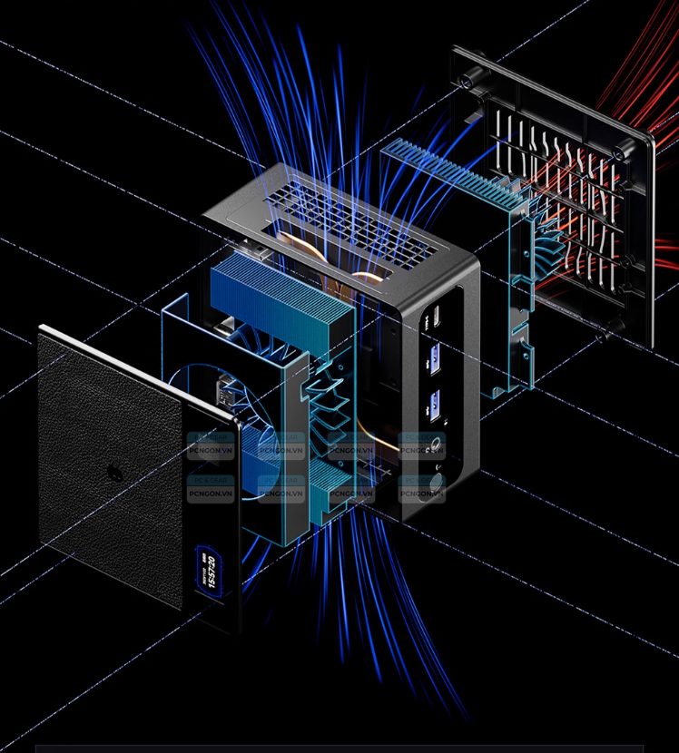 Máy Tính Mini Pc Aoostar Gem 10 Pro N100 (barebone) 2