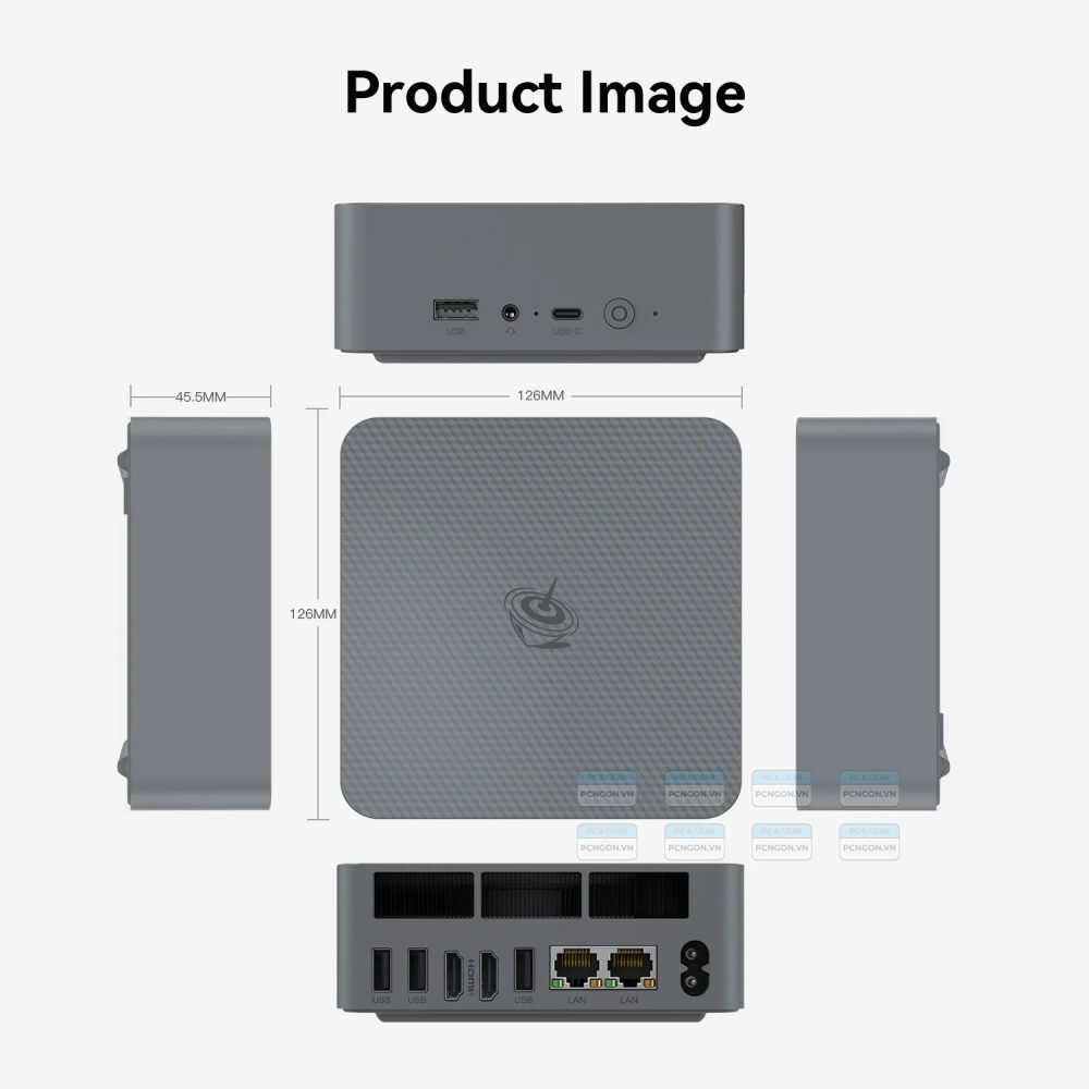 Máy Tính Mini Pc Beelink Eqr6 Amd Ryzen 5 6600h (barebone) 4