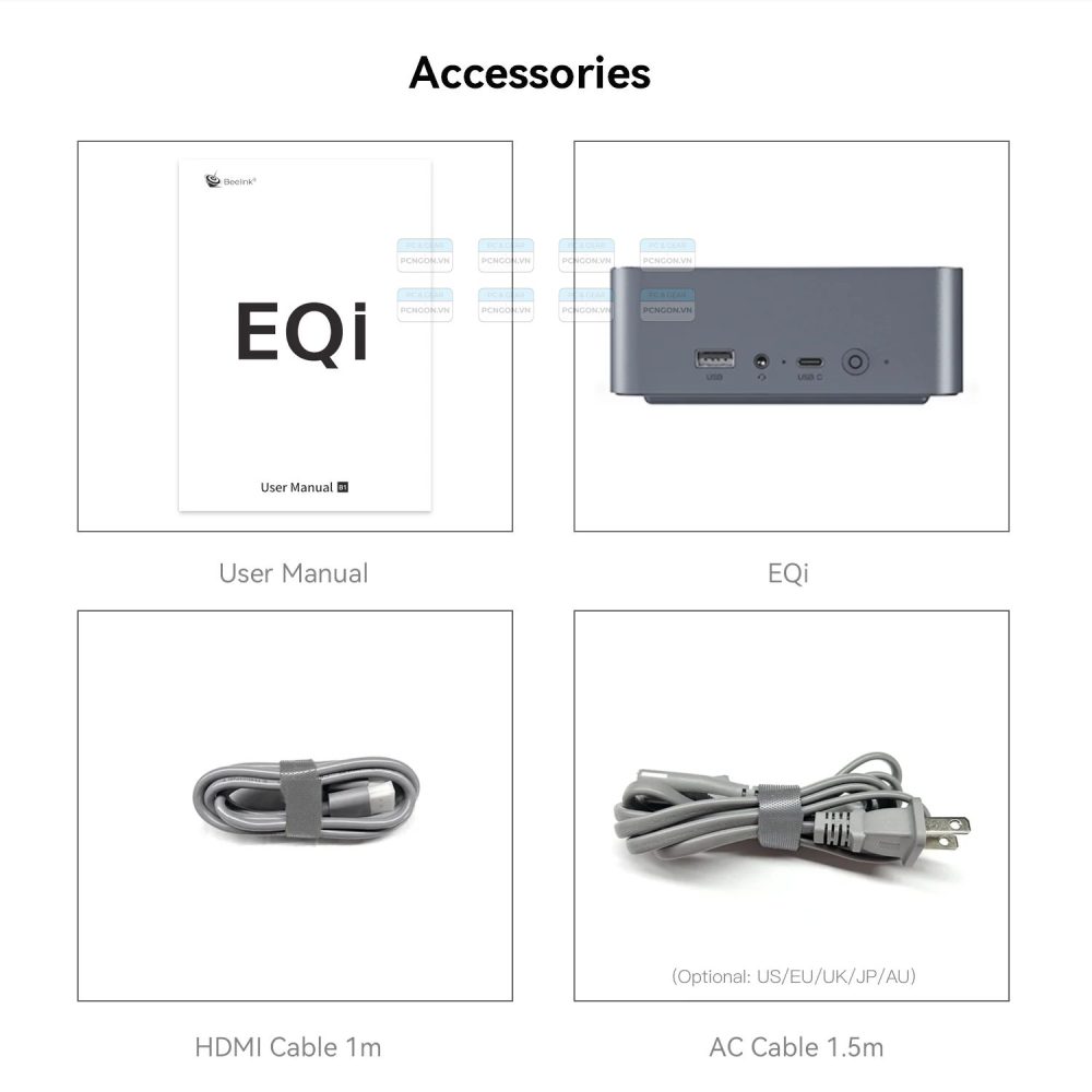 Máy Tính Mini Pc Beelink Eqi12 Intel 1220p (ram 24gb, Ssd 0gb) 9