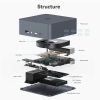 Máy Tính Mini Pc Beelink Eqi12 Intel I5 12450h(ram 24gb, Ssd 0gb) 10