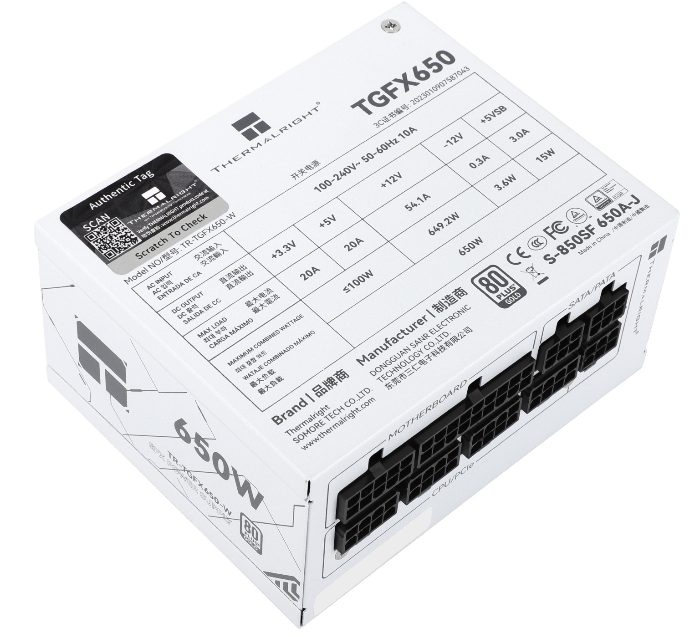 Nguồn Sfx Thermalright Tr-sgfx650 650w White 1