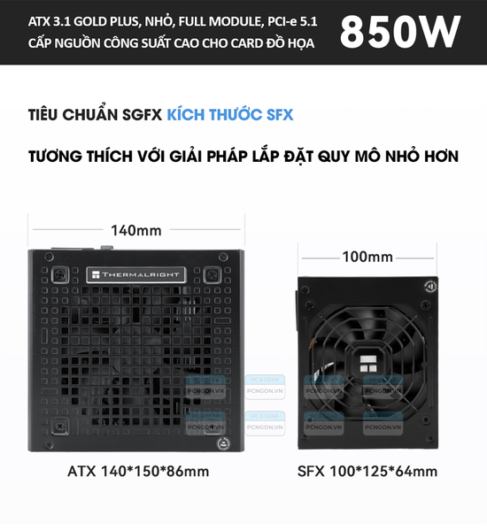 Nguồn Sfx Thermalright Tr-sgfx850 850w 7