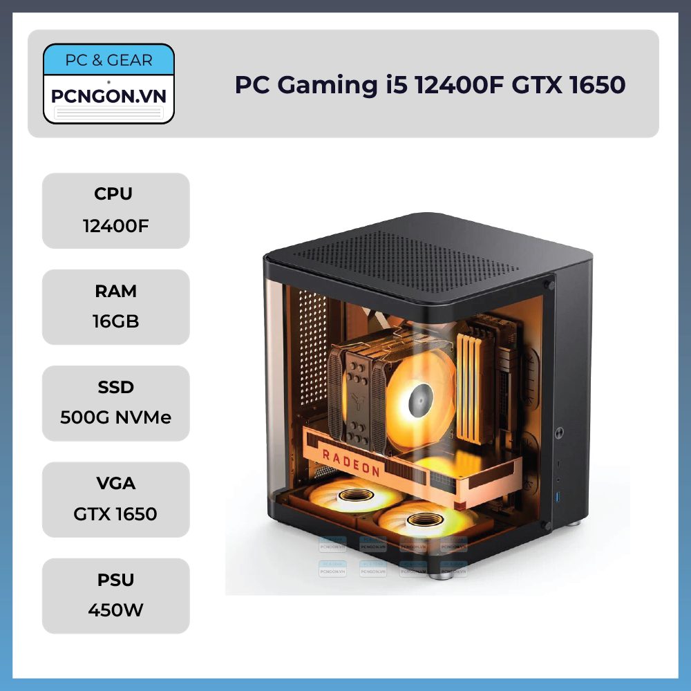 Pc Gaming I5 12400f Gtx 1650