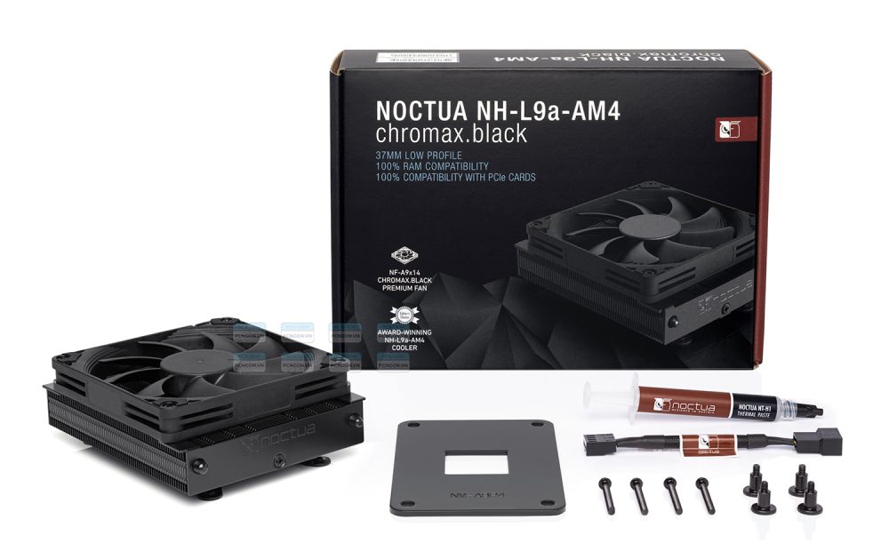 Tản Nhiệt Cpu Noctua Nh-l9a-am4 Chromax Black 4