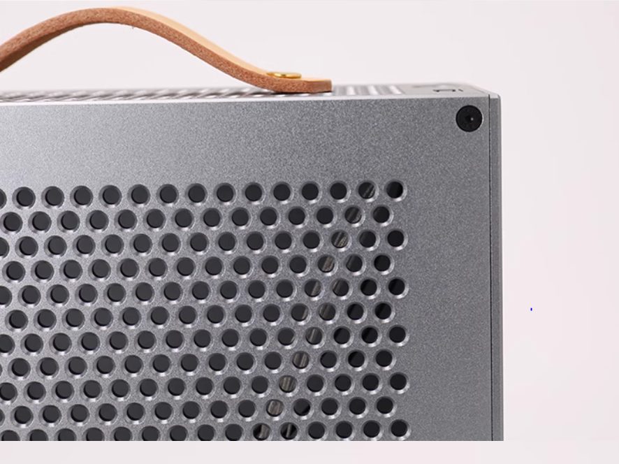 Vỏ Case Máy Tính Mini Itx Bug A1 - Bạc (tay Cầm Da) 1