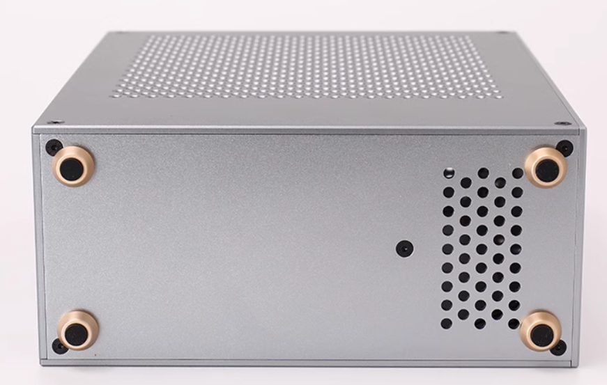 Vỏ Case Máy Tính Mini Itx Bug A1 - Bạc (tay Cầm Da) 2