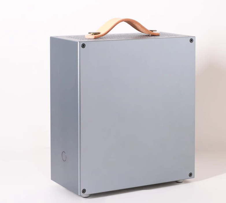 Vỏ Case Máy Tính Mini Itx Bug D1 Dc-atx - Bạc 7