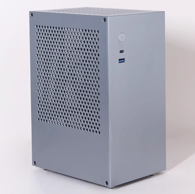 Vỏ Case Máy Tính Mini Itx Bug S1 - Bạc 3
