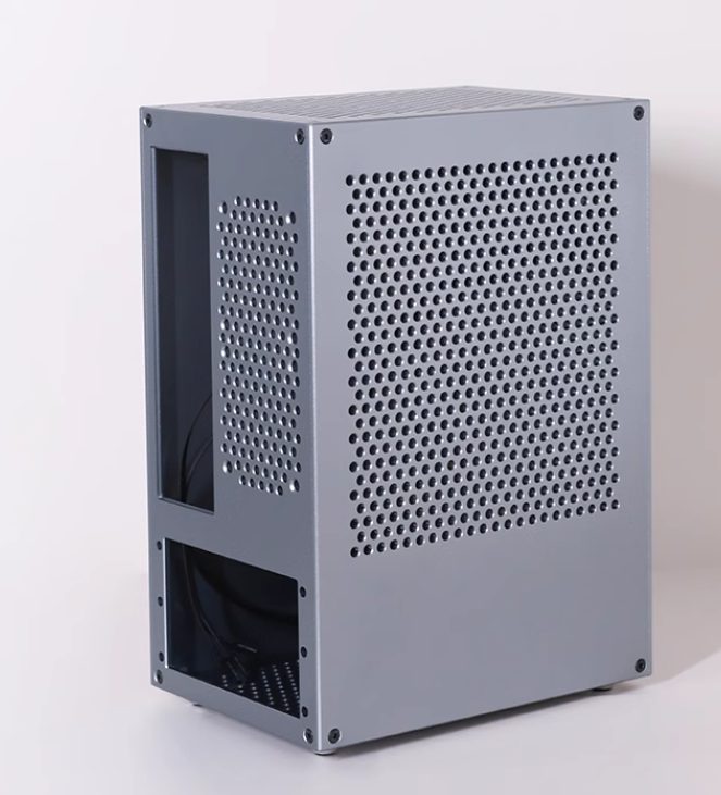 Vỏ Case Máy Tính Mini Itx Bug S1 - Bạc 4