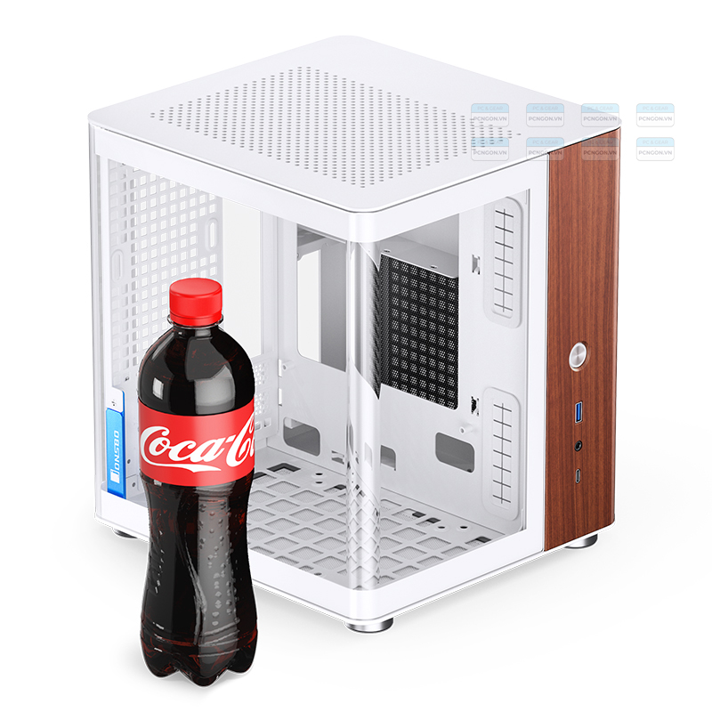 Vỏ Case Máy Tính Mini Itx Jonsbo Tk0 White 4