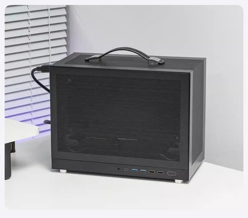 Vỏ Case Máy Tính Mini Itx Shiny Snake G300 - Đen 3