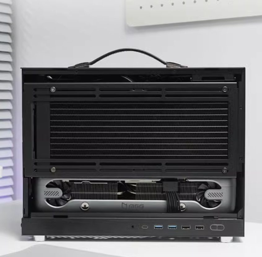 Vỏ Case Máy Tính Mini Itx Shiny Snake G300 - Đen 6