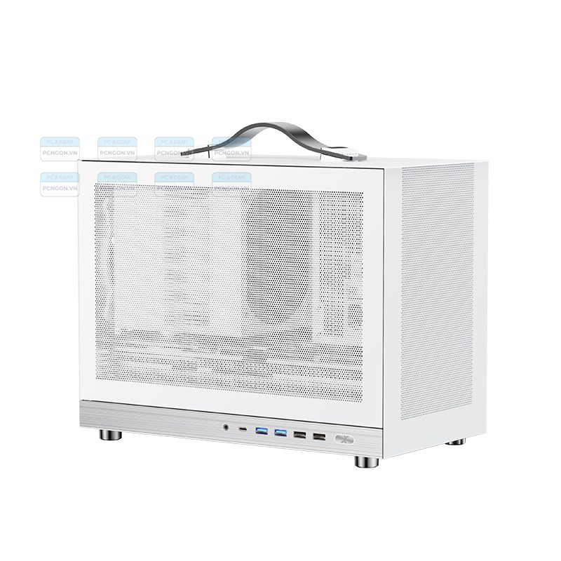 Vỏ Case Máy Tính Mini Itx Shiny Snake G300 - Trắng 1
