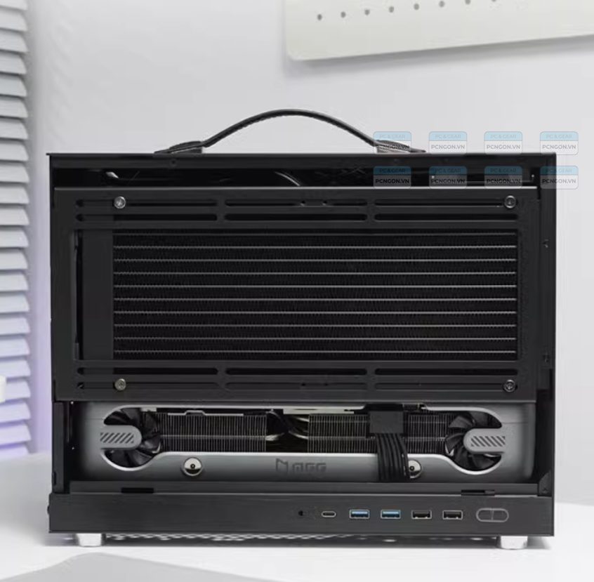 Vỏ Case Máy Tính Mini Itx Shiny Snake G300 - Trắng 6