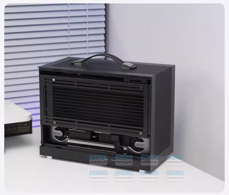 Vỏ Case Máy Tính Mini Itx Shiny Snake G300 - Trắng 8
