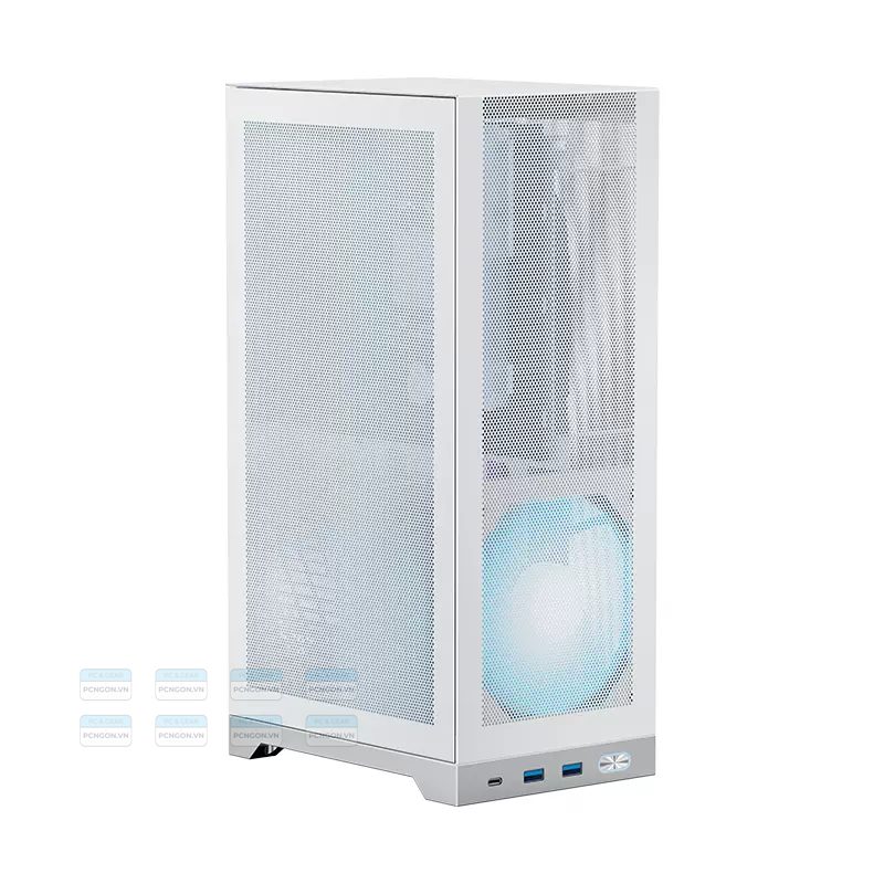 Vỏ Case Máy Tính Mini Itx Shiny Snake L300 Trắng (kèm Riser 4.0) 1