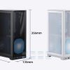 Vỏ Case Máy Tính Mini Itx Shiny Snake L300 Trắng (kèm Riser 4.0) 7