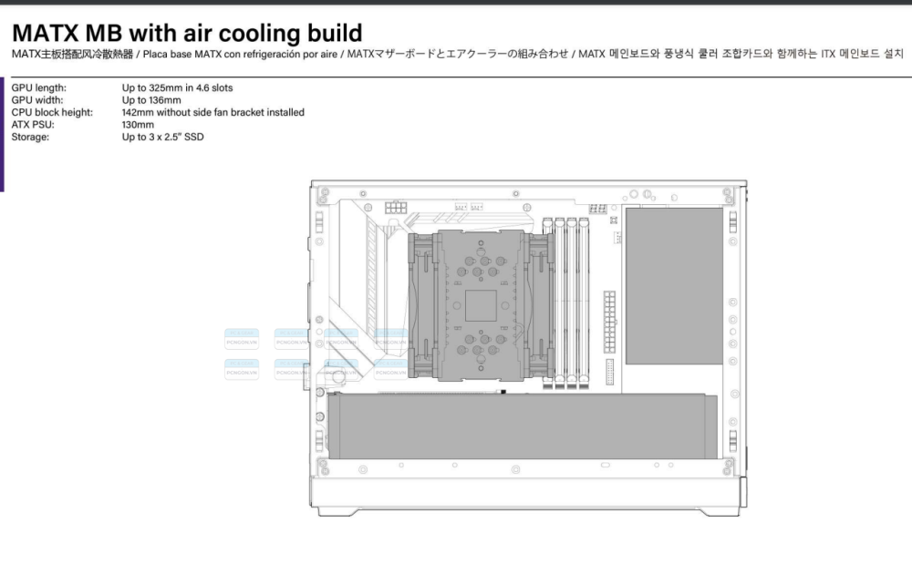 Vỏ Case Máy Tính Mini Itx Ssupd Meshroom D - Đen 6