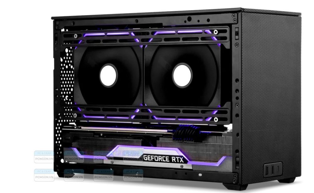 Vỏ Case Máy Tính Mini Itx Ssupd Meshroom D - Đen 9