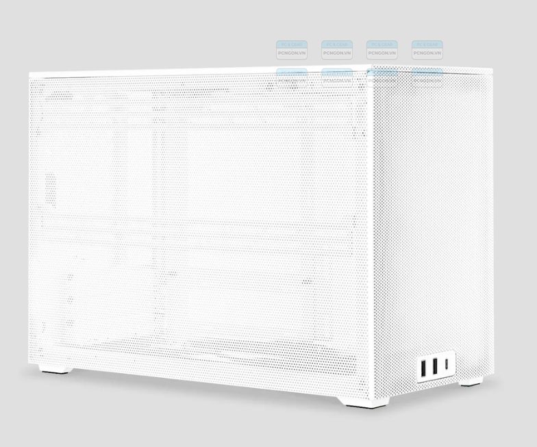 Vỏ Case Máy Tính Mini Itx Ssupd Meshroom D - Trắng 1