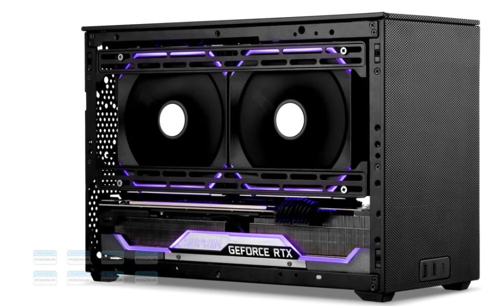 Vỏ Case Máy Tính Mini Itx Ssupd Meshroom D - Xám 13
