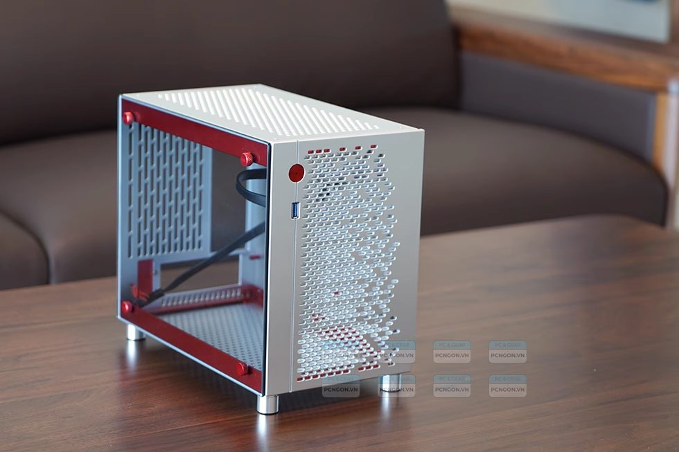 Vỏ Case Máy Tính Mini Itx Sunmilo C01s - Bạc 1