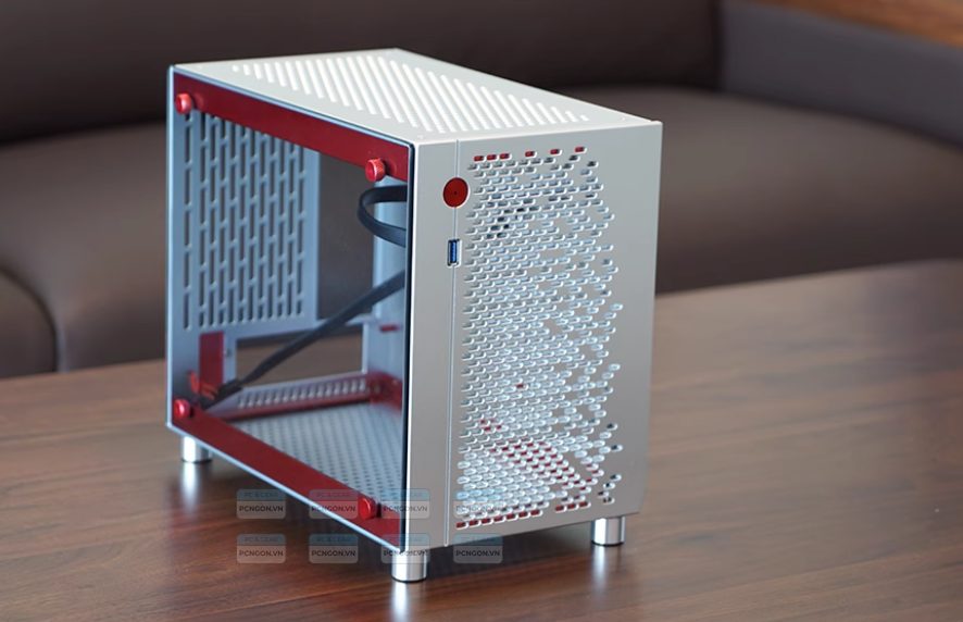 Vỏ Case Máy Tính Mini Itx Sunmilo C01s - Bạc 3