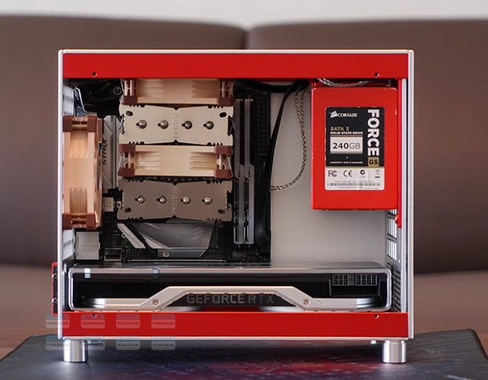 Vỏ Case Máy Tính Mini Itx Sunmilo C01s - Bạc 4