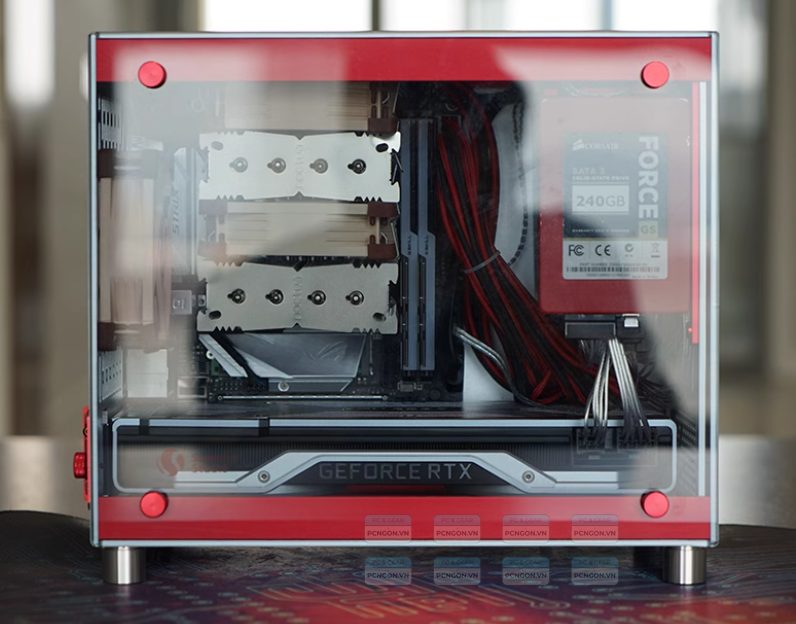 Vỏ Case Máy Tính Mini Itx Sunmilo C01s - Bạc 5