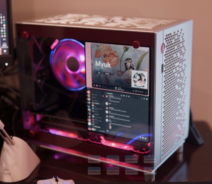 Vỏ Case Máy Tính Mini Itx Sunmilo C01s - Bạc 8