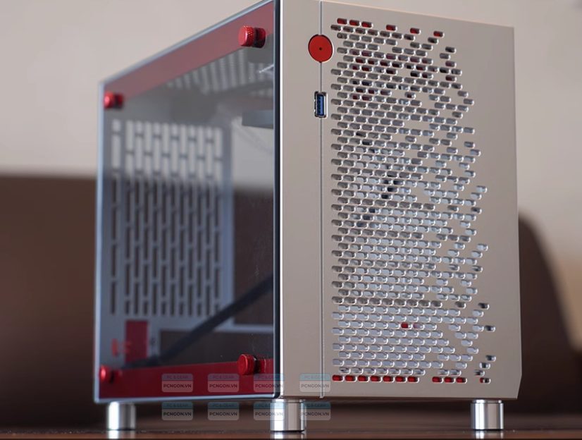 Vỏ Case Máy Tính Mini Itx Sunmilo C01s - Bạc 9