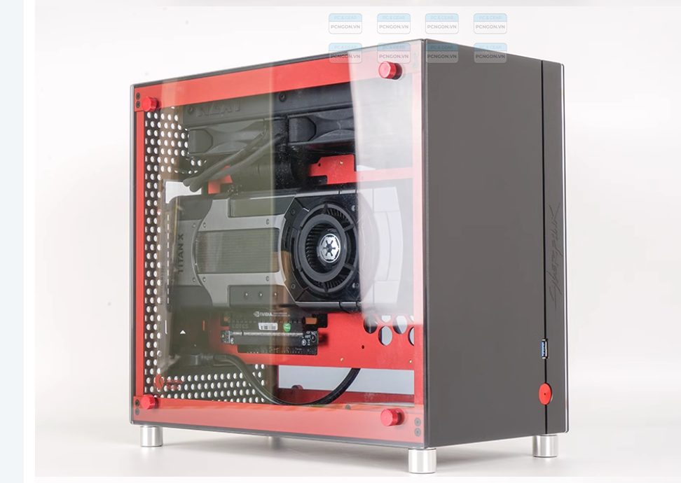 Vỏ Case Máy Tính Mini Itx Sunmilo M01 - Đen 8