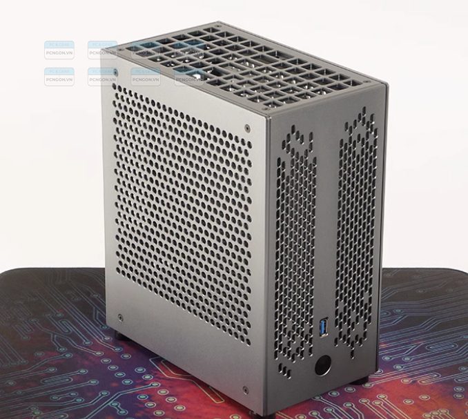 Vỏ Case Máy Tính Mini Itx Sunmilo S02 - Bạc 3