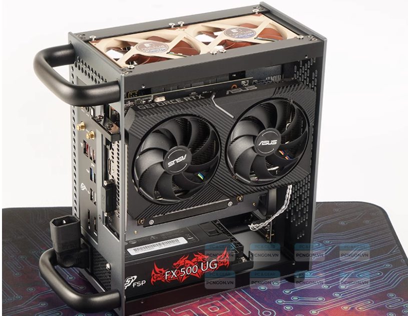 Vỏ Case Máy Tính Mini Itx Sunmilo S02 - Bạc 6