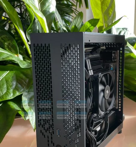 Vỏ Case Máy Tính Mini Itx Sunmilo S02 - Đen 2