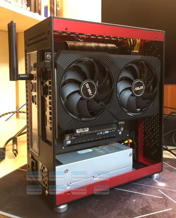 Vỏ Case Máy Tính Mini Itx Sunmilo S02 - Đen 8