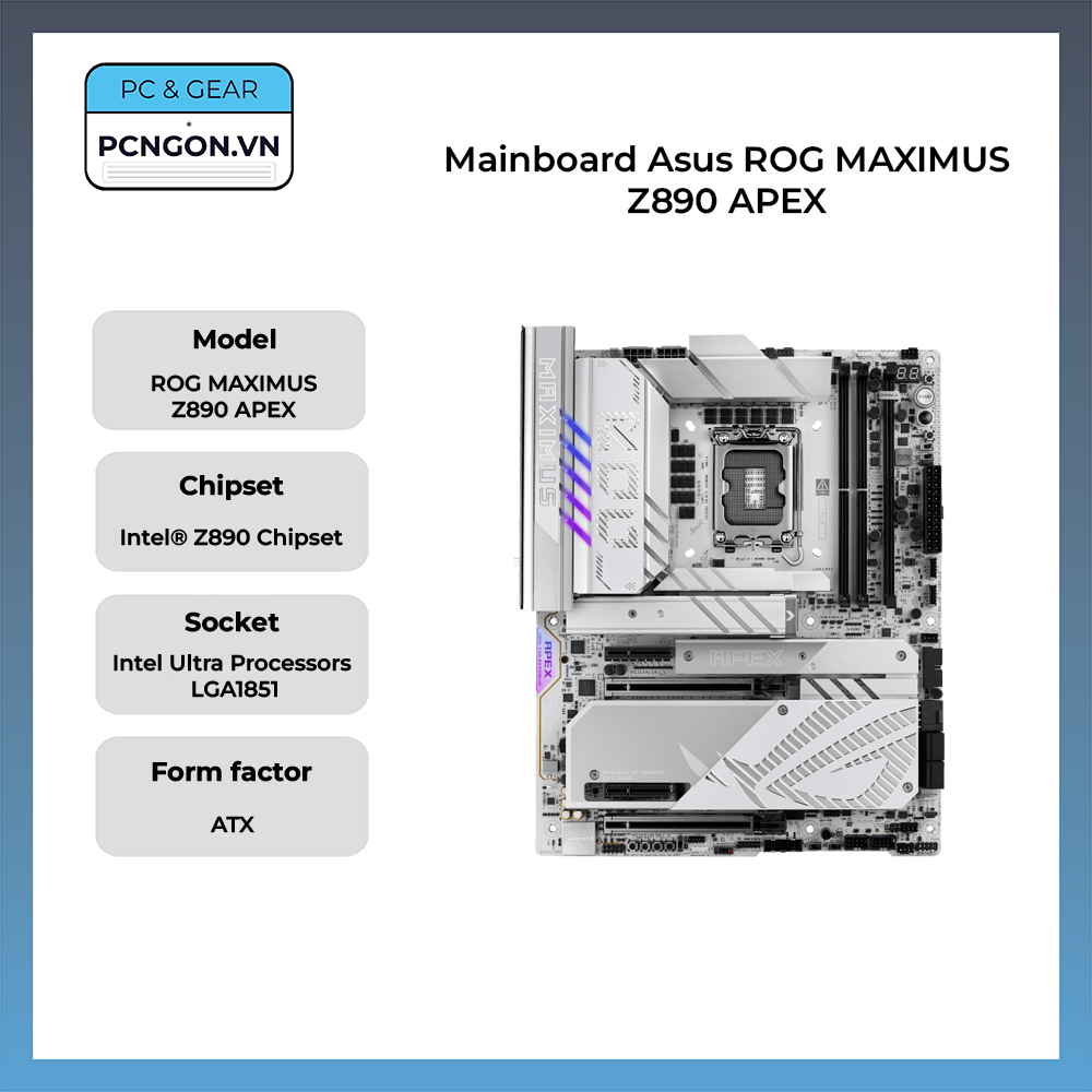 Mainboard Asus Rog Maximus Z890 Apex