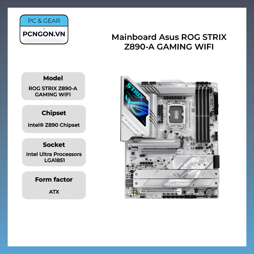 Mainboard Asus Rog Strix Z890-a Gaming Wifi