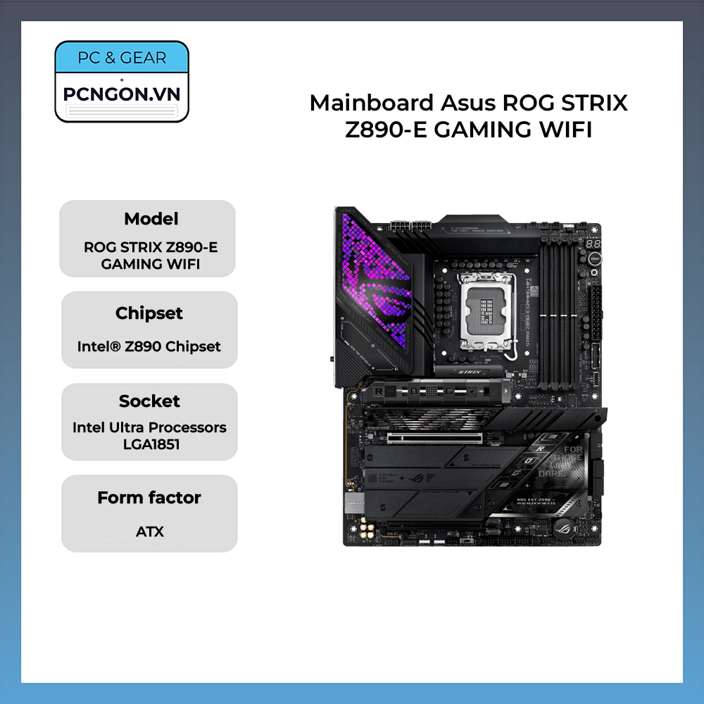Mainboard Asus Rog Strix Z890-e Gaming Wifi