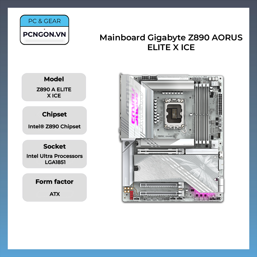 Mainboard Gigabyte Z890 Aorus Elite X Ice
