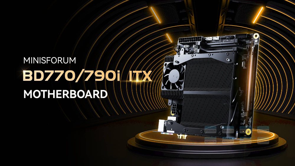 Mainboard Mini Itx Minisforum Bd790i Amd Ryzen 9 7945hx 4
