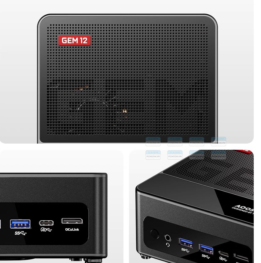 Máy Tính Mini Pc Aoostar Gem12 Max Amd Ryzen 9 6900hx (barebone) 8