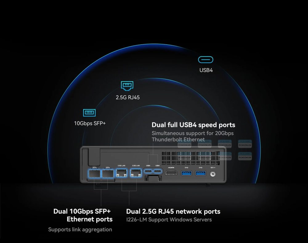Máy Tính Mini Pc Minisforum Mini Work Station Ms-01 I9 12900h (barebone) 5